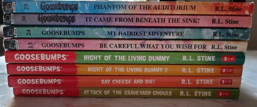Goosebumps Books x8 Bundle R L Stine - Vintage & Modern Horror Series Kids Books - Picture 10 of 24