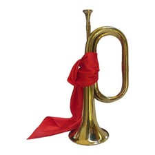 Standard Trumpet Cavalry Trumpet Musical Instrument Portable Orchestra 13inch