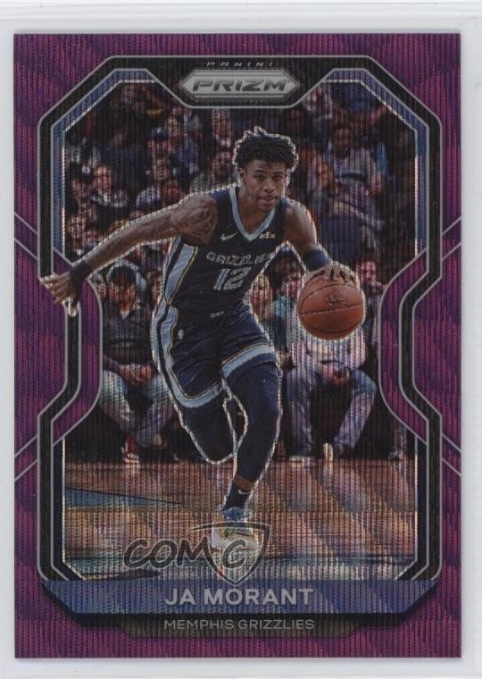 2020-21 Panini Prizm Purple Wave Prizm Ja Morant #115 0n1l