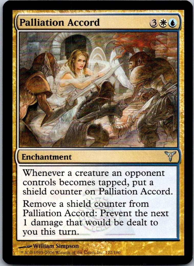 Palliation Accord U DIS #122 NM MTG Magic