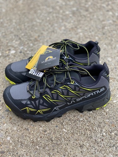 La SPORTIVA AKYRA GTX da Uomo Taglia US 7/EU 39.5 CARBON/Apple Verde Trail  Escursionismo | eBay