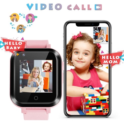4G Kids Smartwatch GPS Tracker Video Voice Call Phone Watch for Boys Girls 3-15 - Photo 8 sur 11