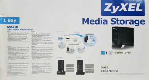 ZyXEL 1Bay NSA210 Digital Media Server Storage - Picture 4 of 4