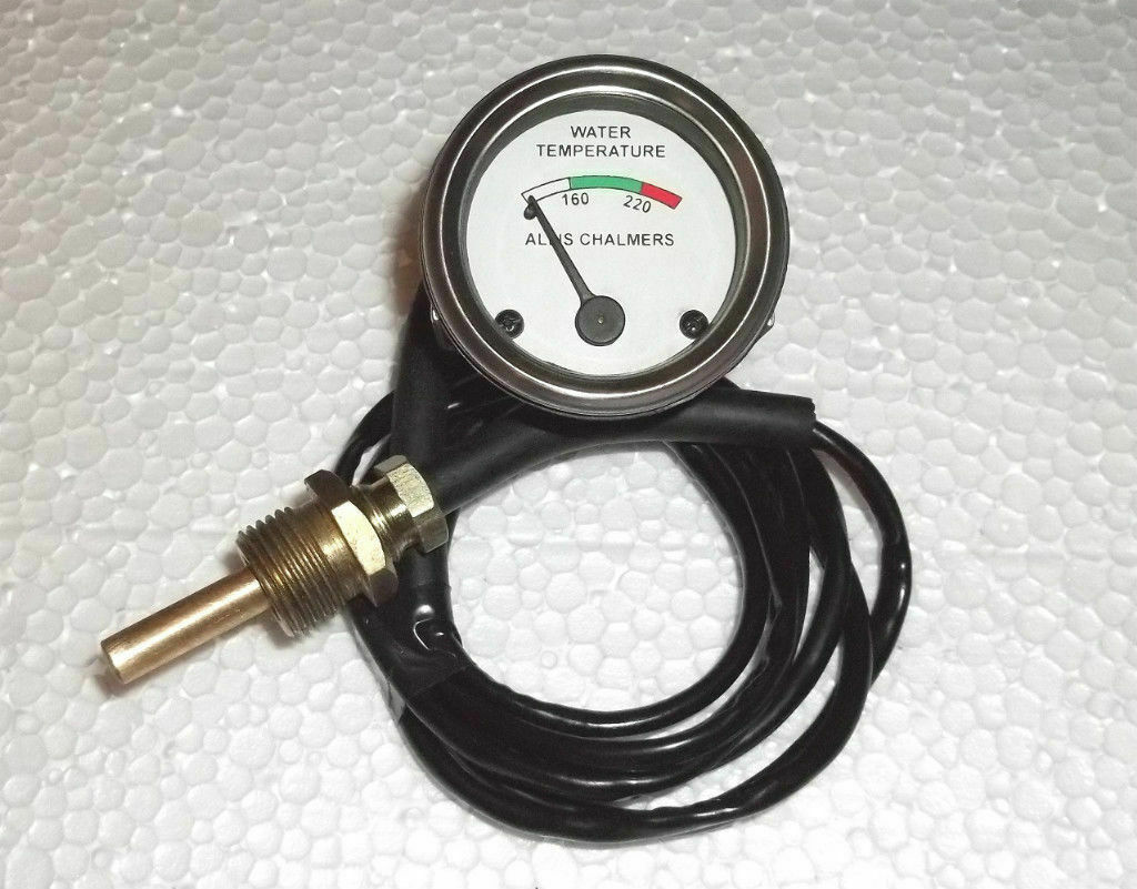 Oil Pressure Fuel Temp Amp Tach Gauge Set for Allis Chalmers Gas D14
