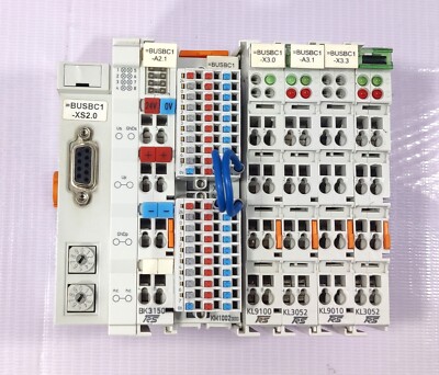 BECKHOFF BK3150 PROFIBUS COUPLER WITH TERMINAL MODULES