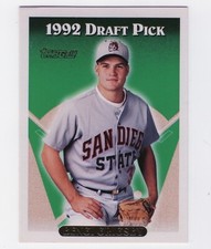 Benji Grigsby #518 1993 Topps Base Gold Card Oakland Athletics Baseball MLB