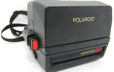Vintage Polaroid 600 Land Camera Autofocus 660 Original Strap As Is Untested