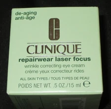 Clinique Repairwear Laser Focus Wrinkle Correcting Eye Cream 0.5 OZ