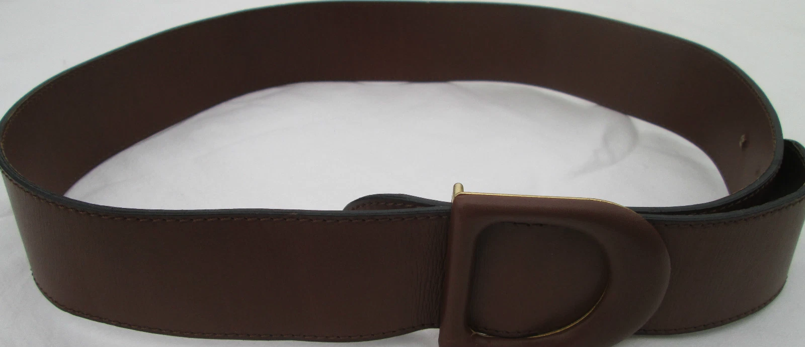   AUTHENTIQUE ceinture CHRISTIAN DIOR cuir TBEG vintage à saisir
