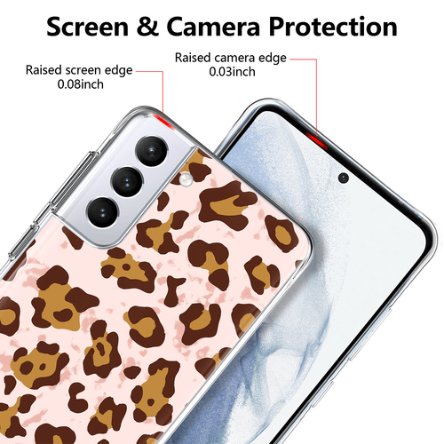 Handyhülle Stoßfest Leopardenmuster Cover für Samsung Galaxy S23 S24 A15 A14 A54 - Bild 30 von 65