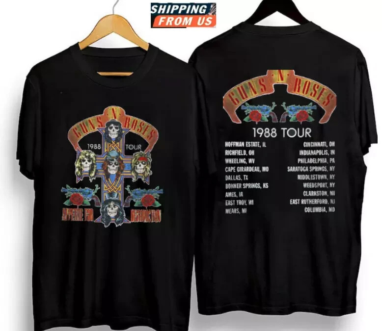 GUNS N' ROSES 1988年ツアー Tシャツ　BLITZ Tour 1988 T-Shirt - Guns N' Roses Official Store