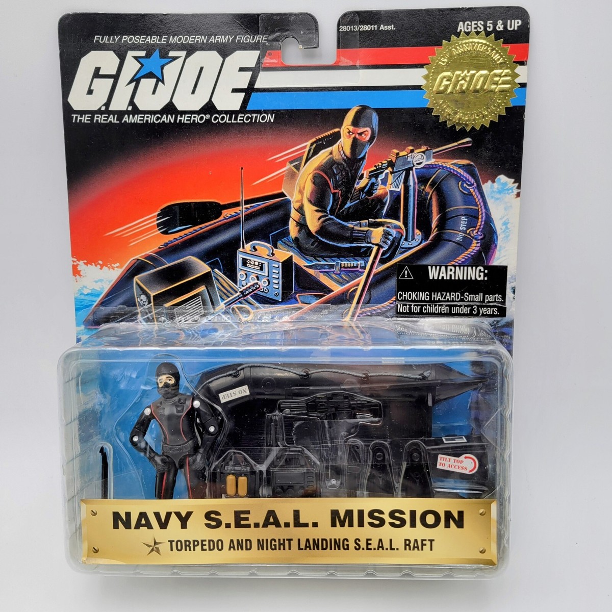 GI Joe Navy S.E.A.L. Mission Torpedo & Night Landing Raft SEAL