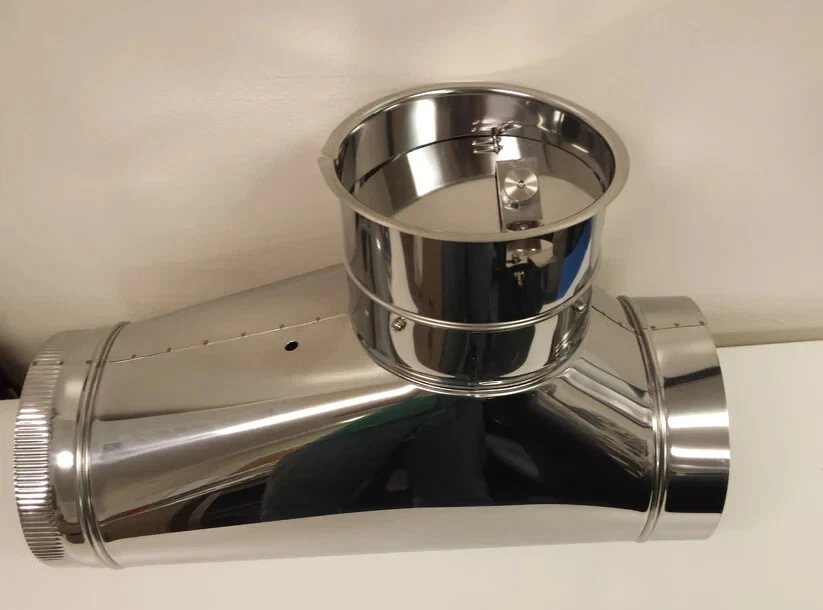 Energylogic Damper & Tee - Barometric 8": 04000045