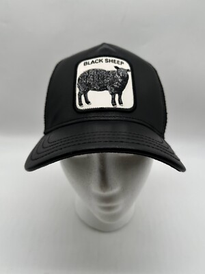 Goorin Bros The Black Sheep Leather Trucker Hat | eBay