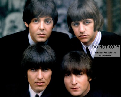 THE BEATLES PAUL McCARTNEY JOHN LENNON RINGO STARR HARRISON  8X10 PHOTO (BB-791)