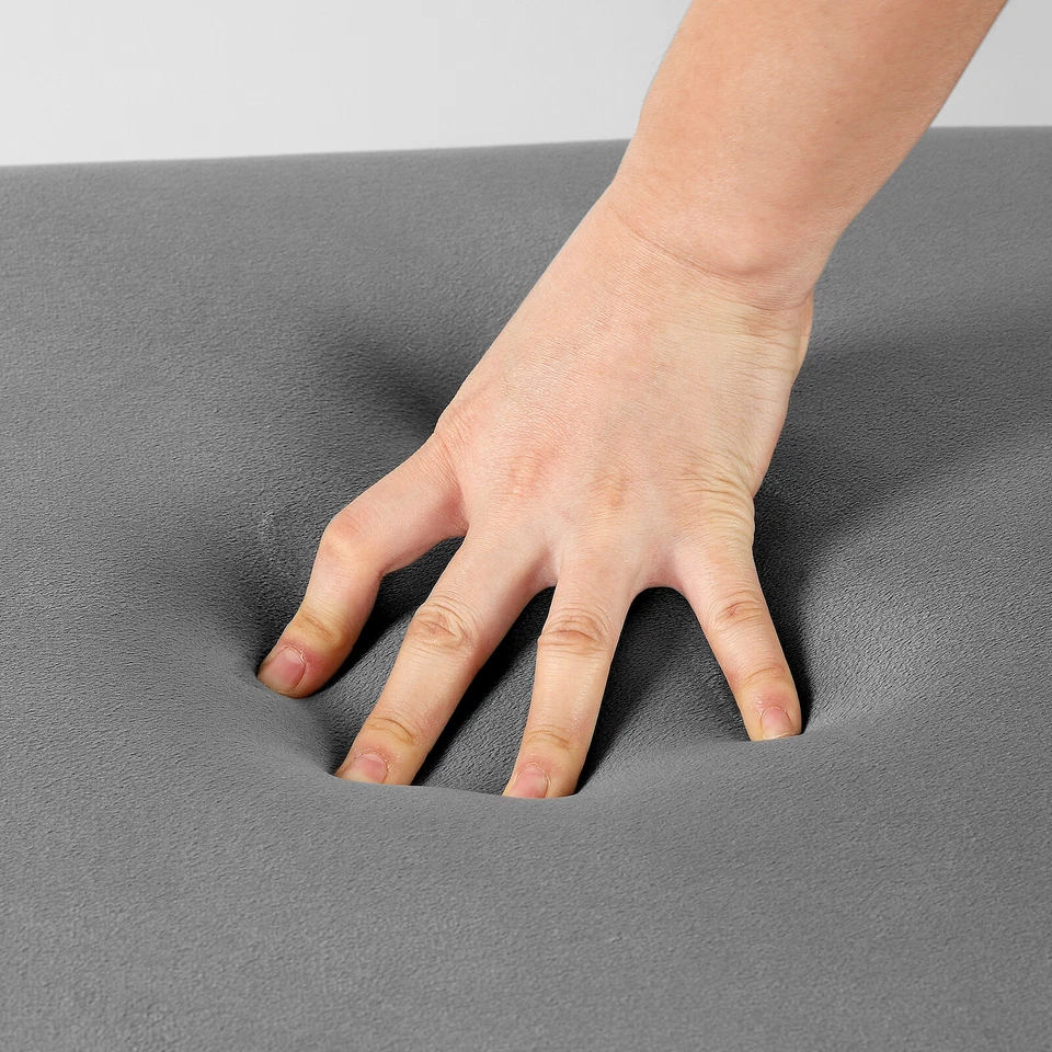 47-дюймовая современная оттоманская заклепочная скамейка для ног бархатная скамейка для дома - Изображение 4 из 4