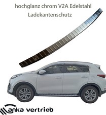 Ladekantenschutz Heckschutz für  für Kia Sportage 4 QL 2015-2018  Edelstahl V2A