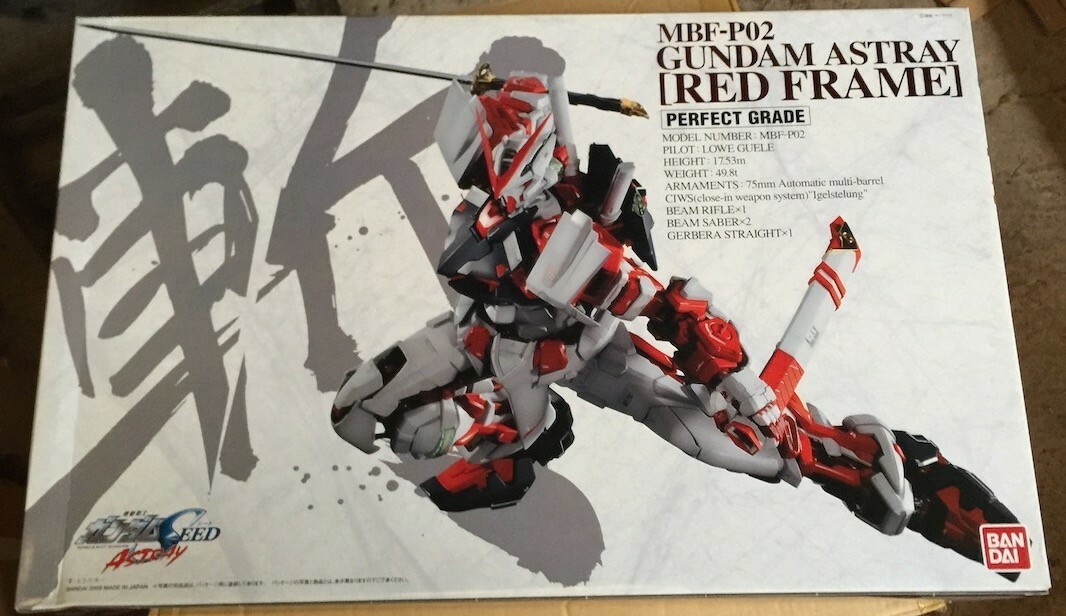Gundam Astray Red Frame Bandai PG : la maquette grand format 1:60 pour résoudre le manque de défi