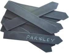 20 Pack Plastic Plant Garden Labels Made Recycled Pots 5.5" Marker Label Sticks