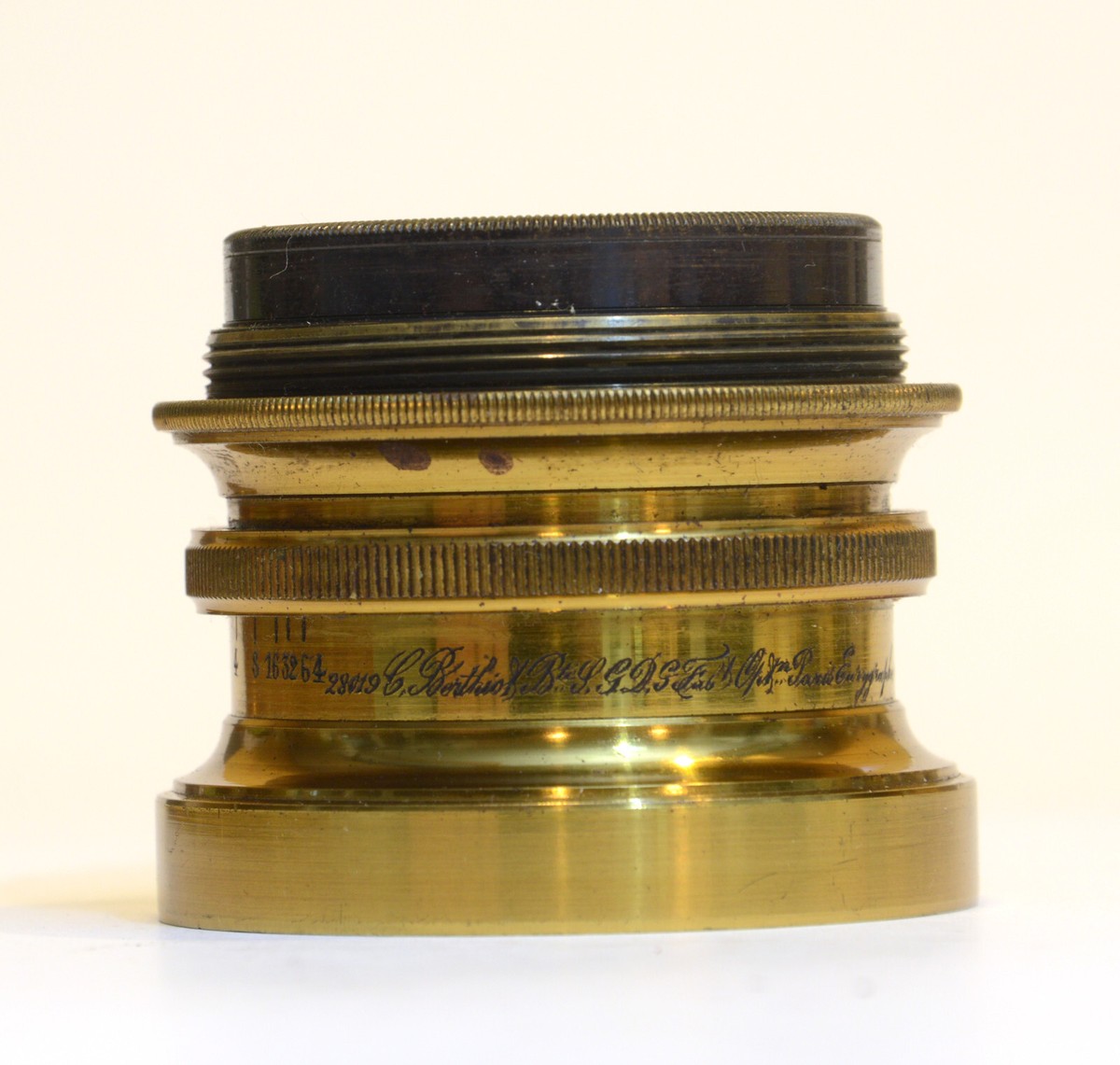 OBJECTIF C.BERTHIOT EURYGRAPHE ANASTIGMATIQUE SYMETRIQUE N° 4f/6,8 FRENCH LENS EUR 149,00 - FR