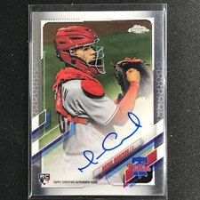 2021 Topps Chrome Rafael Marchan Rookie Autographs Base No Rma