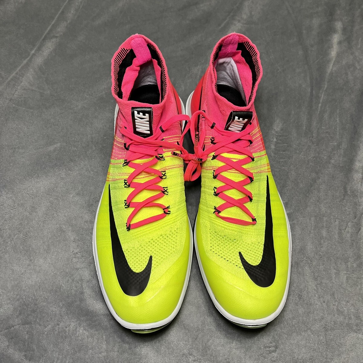 Nike Golf Flyknit Elite レア ナイキゴルフ 28cm Nike FLYKNIT ELITE CHUKKA GOLF Pink Men 12 Golfing Cleat Vapor Pro