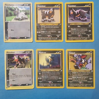 Dark type Pokemon Cards, all NM/+ -- YOU CHOOSE THEM! | eBay