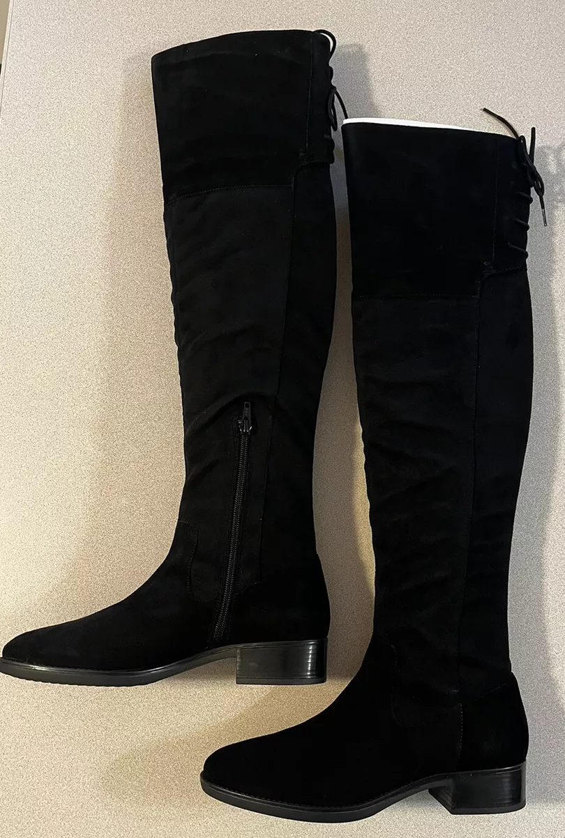 Geox Felicity Over Knee Black Suede Boots NIB Size | eBay