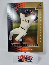 1998 Zenith 5x7 Jumbo #Z43 Barry Bonds Gold Impulse #ed /100