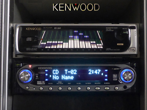 KENWOOD f-MD07+RD-360 2DIN MD/CD/EQ/DSP/AUX Car Audio Working Confirmed - Picture 3 of 9