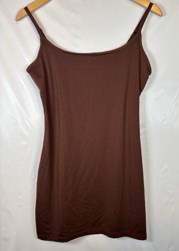 Victoria’s Secret Brown Adjustable Spaghetti Tank Top Sleepwear Size XL New - 第 1/8 張圖片