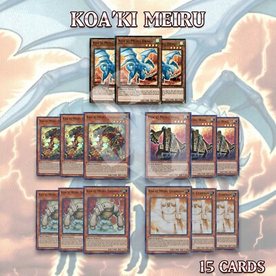 yugioh koa ki meiru deck KOA'KI MEIRU DECK 15