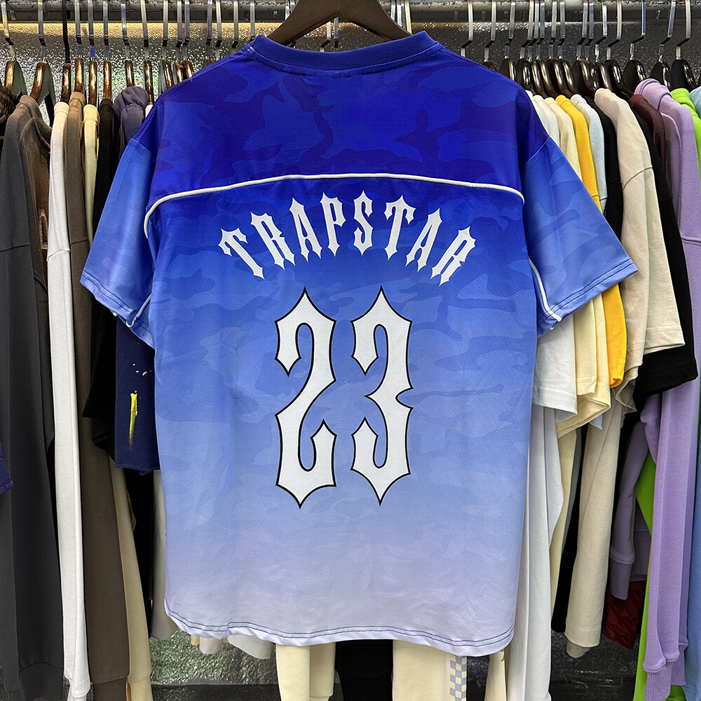 trapstar football top blue