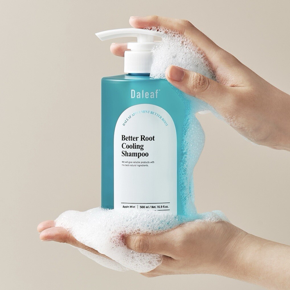 Daleaf Apple Mint Better Root Cooling Shampoo 500ml 16oz Scalp