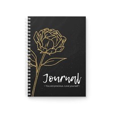 Black  Gold Elegant Daily Journal