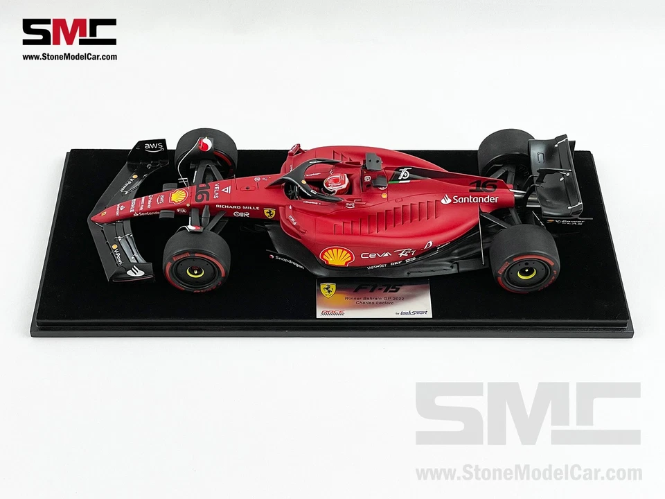 Ferrari F1-75 #16 Charles Leclerc Bahrain Winner 1st Win F1 2022 1:18 Looksmart - Image 3 of 4