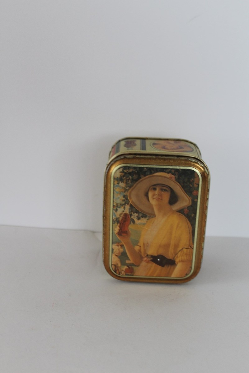 アンティーク雑貨 Coca-Cola Vintage 1988 Coca-Cola Victorian Lady Tin Canister | Rare | eBay