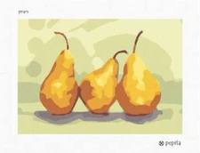 Pears Needlepoint Kit or Canvas