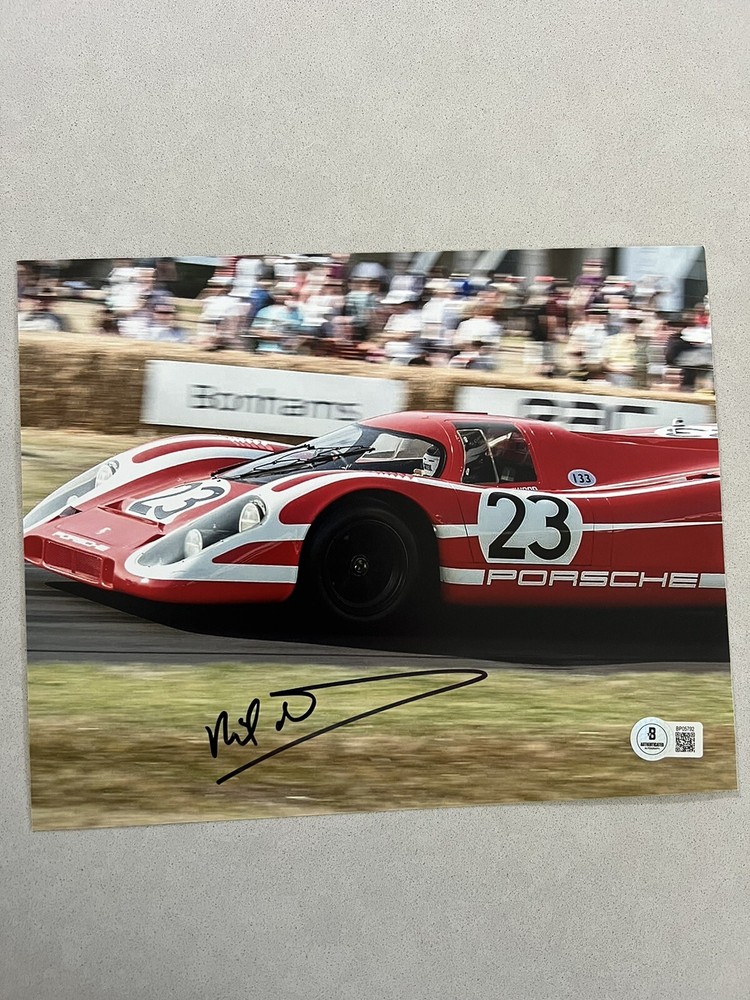 Richard Attwood autographed signed 8x10 photo Beckett BAS COA Formula 1 Le Mans