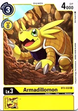 Armadillomon BT3-032 C Digimon TCG Near Mint