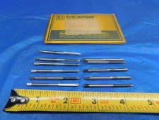 11 PC MORSE 6 40 NF HSS SPIRAL POINTED TAP 2 STRAIGHT FLUTE