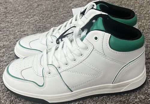 Zapatillas de Entrenador de Cuero Zara CL170174 Reino Unido Talla 4 Totalmente Nuevas - Imagen 5 de 11