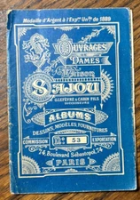 SAJOU ALBUM N°53 - ANTIQUE Edition - Cross Stitch Embroidery Ladies Works