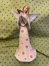 Russ Berrie &ldquo;Angels Watching Over You&rdquo; Angel Figurine 9" Tall She's Beautiful!