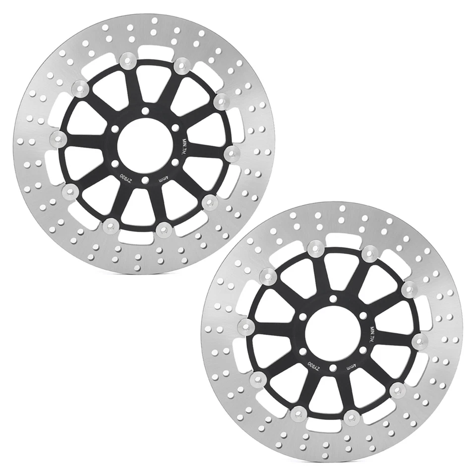 2x Disque de Frein Avant pr Yamaha FJ1200 88-96 FZ750 TDM850 FZR FZS 600 XJR400 - Photo 2/4