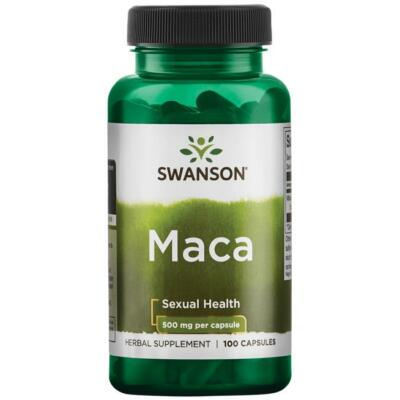 SWANSON, MACA Sexuelle Gesundheit 500mg 100 Kapseln SUPER PREIS