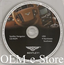 2004-2006 Bentley Continental Flying Spur Navigation CD Map Northwest Southwest