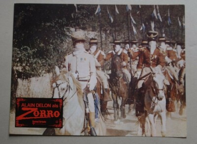 Q336 Aushangfoto -  ZORRO 1975 Alain Delon / Stanley Baker #7