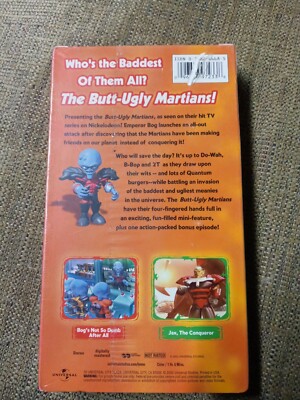 Butt-Ugly Martians VHS 2002 Best Of The Bad Guys CGI Nickelodeon