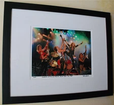 Scorpions Rare live fine art photo framed 1984 tour LA Forum signed # 4/100 